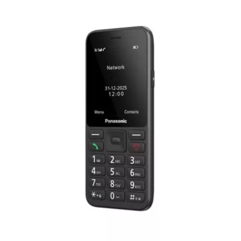 Panasonic KX-TU260EXB 4G skladací mobilný telefón čierny