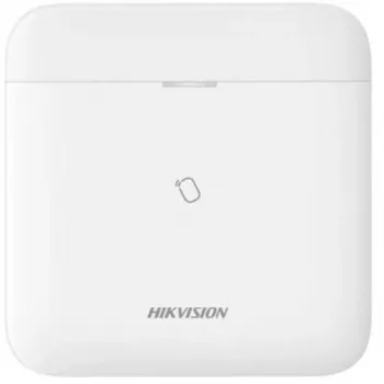 Hikvision AX PRO hybridný bezdrôtový ovládací panel, 96 bezdrôtových zón, 8 drôtových zón, Wi-Fi, 868 MHz, 4G, biela (DS-PWA96-M-WE)
