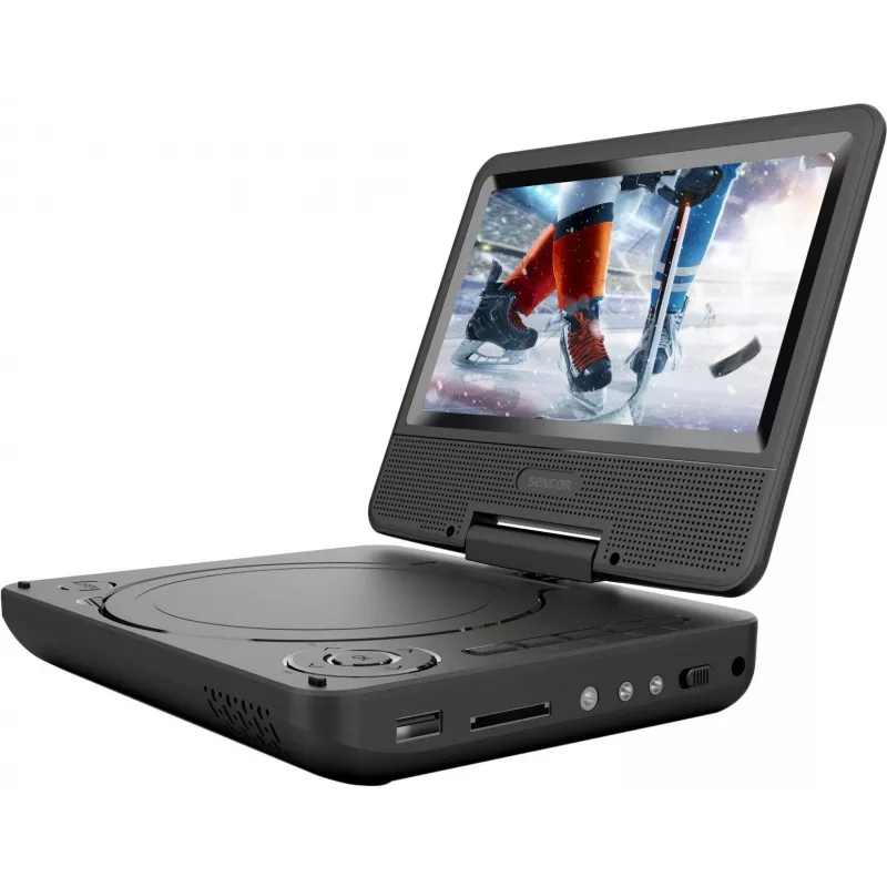 SENCOR SPV 2075 prenosný DVD prehrávač 7 palcov s USB/SD, 7-palcový LCD displej
