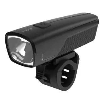 ANSMANN 1600-0524 LED predné svetlo na bicykel, 50 lx, 2600 mAh, 2 W, čierne