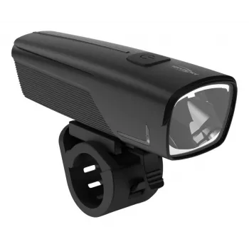 ANSMANN 1600-0524 LED predné svetlo na bicykel, 50 lx, 2600 mAh, 2 W, čierne
