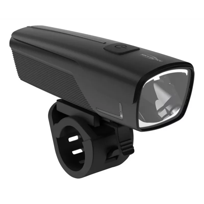 ANSMANN 1600-0524 LED predné svetlo na bicykel, 50 lx, 2600 mAh, 2 W, čierne