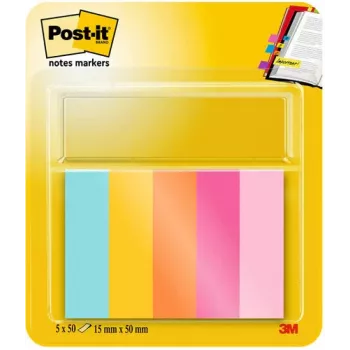 3M značkovač strán 670-5-BEA assorted 5x100 listov/balenie