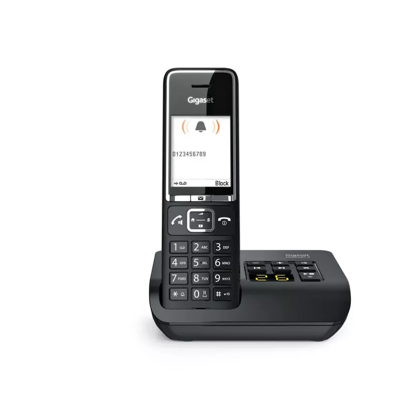Gigaset Comfort 550A bezdrôtový telefón so záznamníkom, čierny