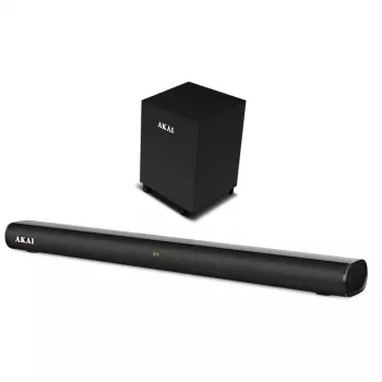 AKAI Soundbar ASB-20CSW 2.1 80W bezdrôtový subwoofer Bluetooth 5.0 HDMI ARC