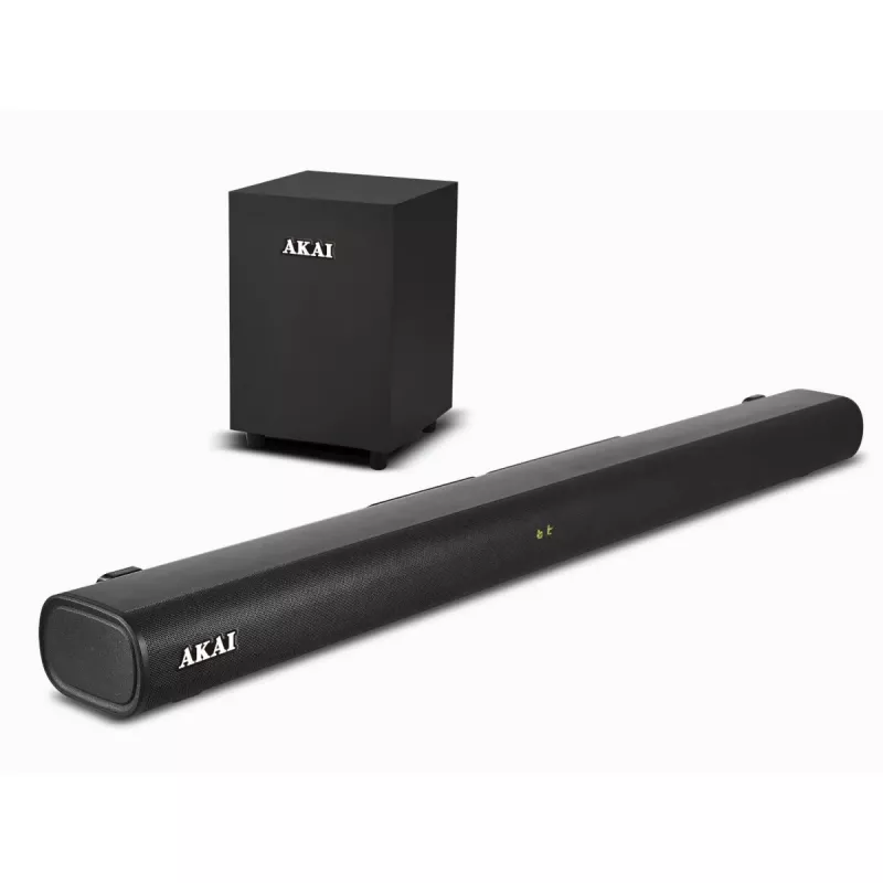 AKAI Soundbar ASB-20CSW 2.1 80W bezdrôtový subwoofer Bluetooth 5.0 HDMI ARC