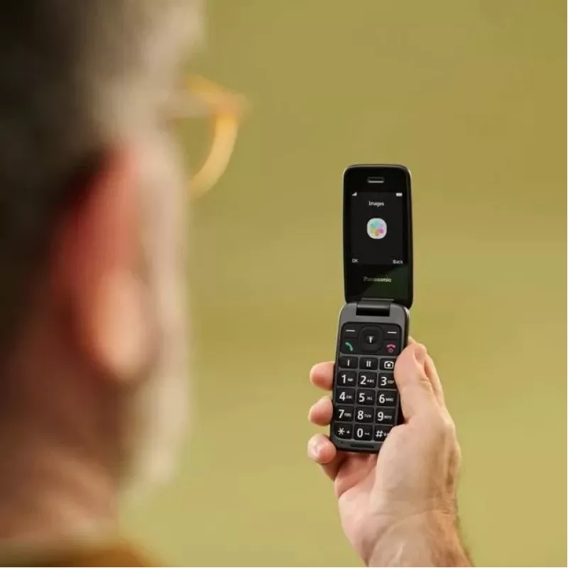 Panasonic KX-TU410EXB mobilný telefón véčko čierny