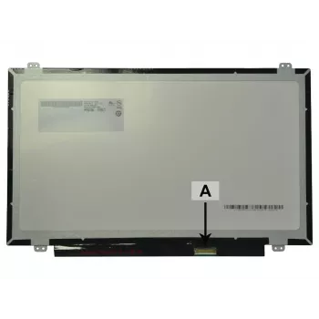 2-Power 14,0 inch HD lesklý LCD displej pre notebook s držiakmi - 1366x768 - 40-pin LVDS
