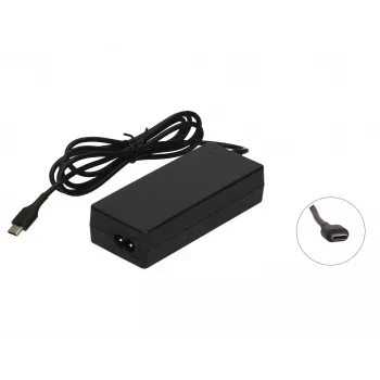 2-POWER PSA Parts CAA0744G 65W AC napájací zdroj pre Lenovo notebook - čierna