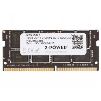 2-POWER MEM5504B 16 GB DDR4 2400 MHz SODIMM RAM modul pre notebook