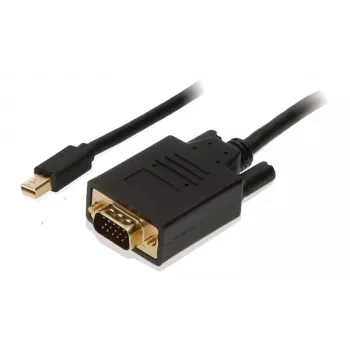 2-Power CAB0027A Mini DisplayPort na VGA video adaptér kábel 1m čierna