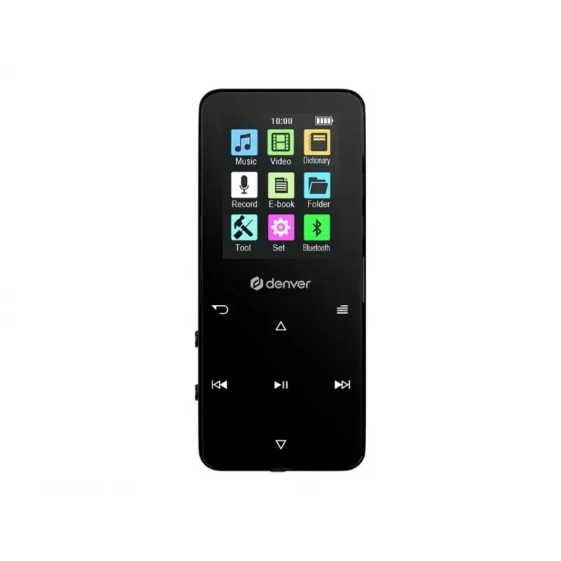 Denver MP-1830B Black MP4 prehrávač s Bluetooth, 1,8-palcový displej, 4GB, čierny