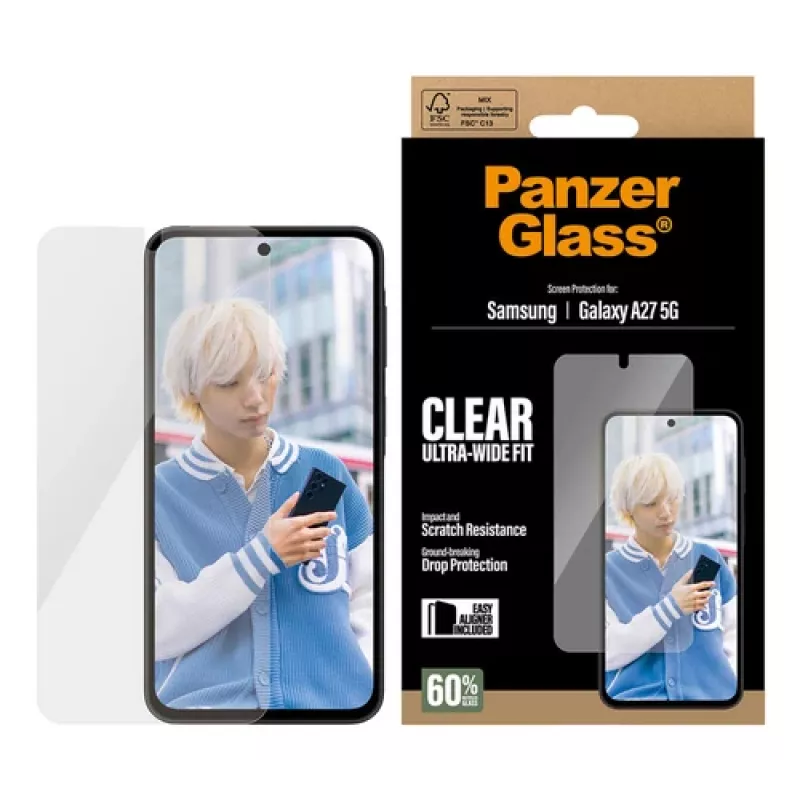PanzerGlass Ultra-Wide Fit EasyAligner Ochranná fólia displeja pre Samsung Galaxy A27 5G