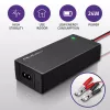 Qoltec automatická nabíjačka batérií pre AGM GEL STD | usmerňovač 12V | 2A | 24W | LED | kábel 1,8m
