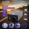 Qoltec MS menič napätia 12V na 230V 300/600W USB kompatibilný s LiFePO4 GEL AGM