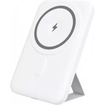 YENKEE Power Bank 501 WH SILIC 5000mAh MagSafe PD 20W biela