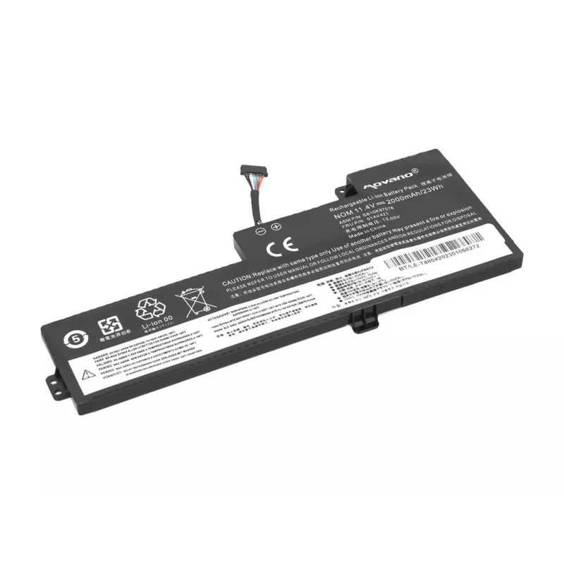 MITSU batéria 01AV419 pre Lenovo ThinkPad T470 T480 A475 A485 - 2000 mAh (23 Wh)