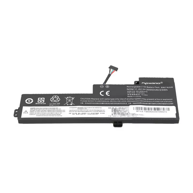 MITSU batéria 01AV419 pre Lenovo ThinkPad T470 T480 A475 A485 - 2000 mAh (23 Wh)