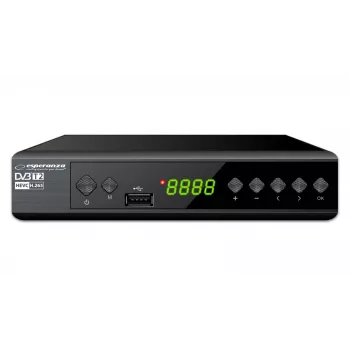 ESPERANZA DVB-T2 H.265/HEVC digitálny tuner/dekodér