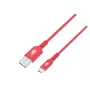 TB USB-C na USB-C kábel 1m červený 100W PD rýchle nabíjanie & synchronizácia dát