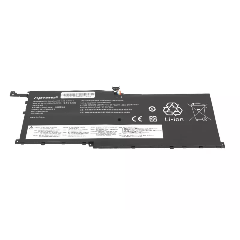 MOVANO batéria 00HW028 01AV439 pre Lenovo X1 Carbon 20FB - 3290 mAh (50 Wh)