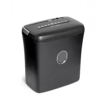 WALLNER skartovačka XD1012 CD krížovým rezom, 6 listov, 10 l, čierna