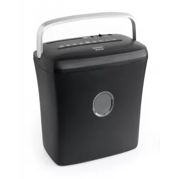 WALLNER skartovačka XD1012 CD krížovým rezom, 6 listov, 10 l, čierna