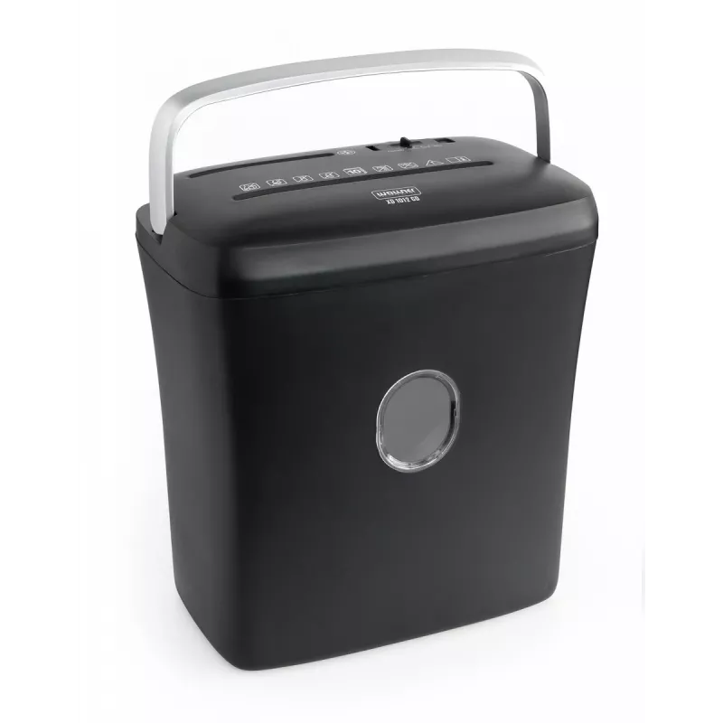 WALLNER skartovačka XD1012 CD krížovým rezom, 6 listov, 10 l, čierna