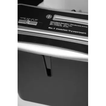 WALLNER skartovačka XD805 CD Cross-Cut skartovač papiera, 8 listov, 15L, čierna