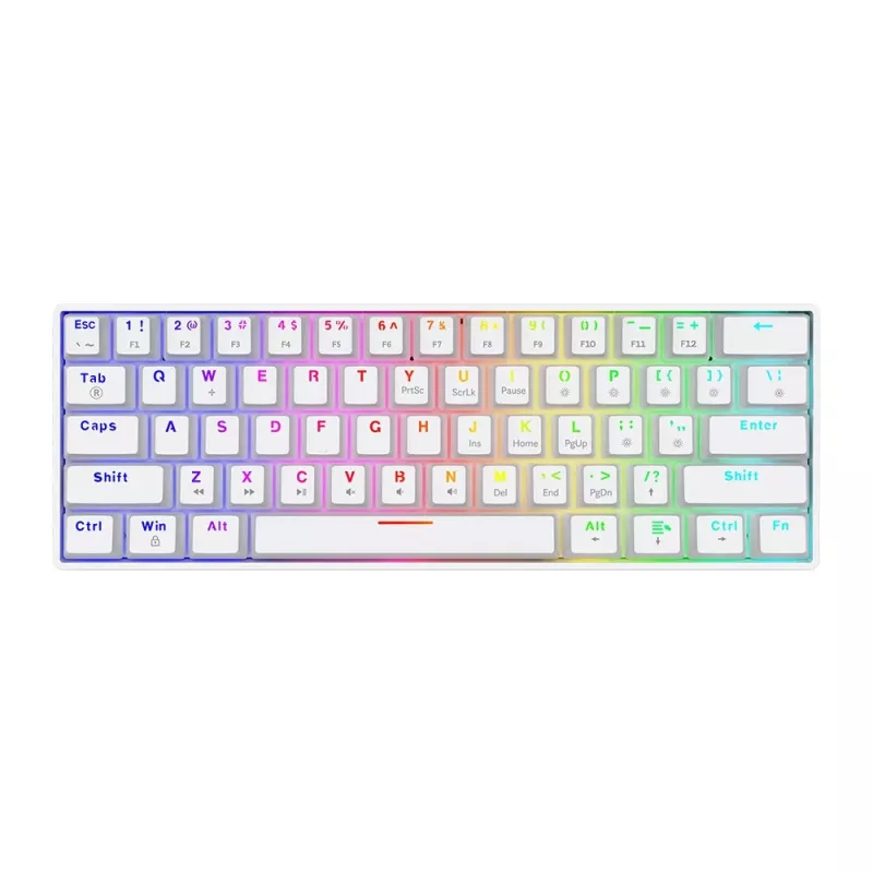 SAVIO Whiteout X2 Outemu Peach Silent mechanická klávesnica
