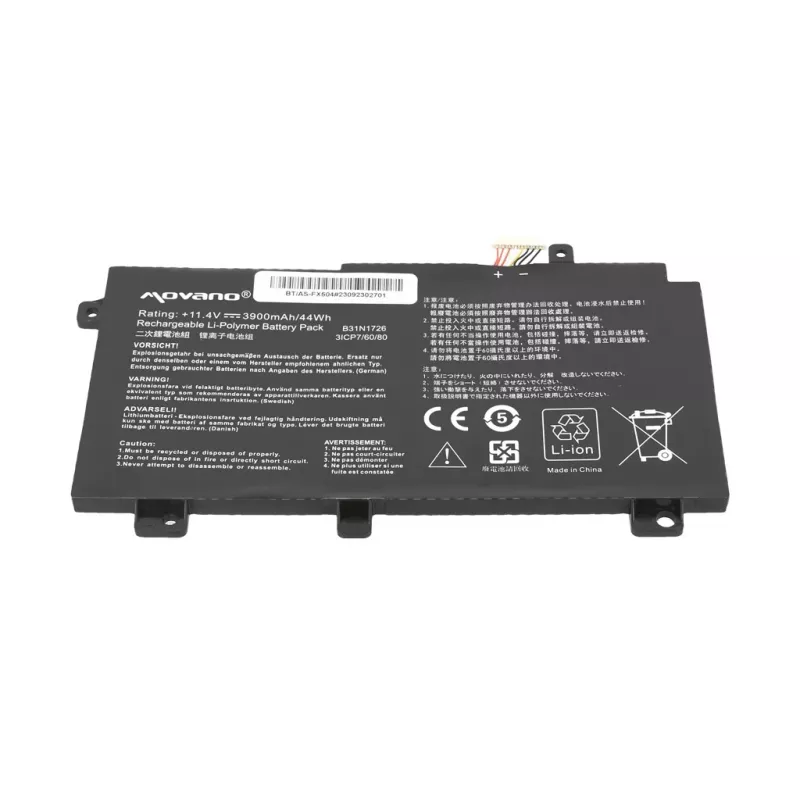 MOVANO batéria B31N1726 pre Asus FX504 FX505 FX80G - 3900 mAh (44 Wh)