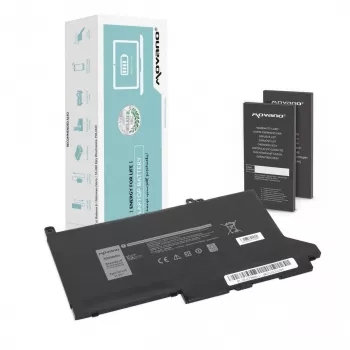 MOVANO batéria DJ1J0 C27RW pre Dell Latitude 7280 7290 7380 7390 7480 7490 - 11,4V - 3000 mAh (34 Wh)
