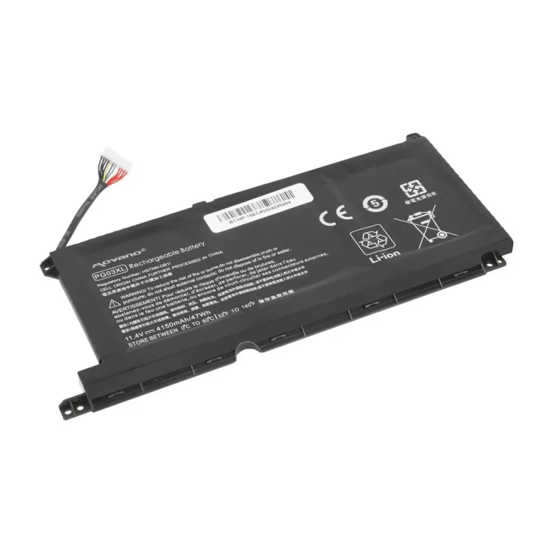 MOVANO batéria PG03XL pre HP 15-DH 15-EC 15-DK 16-A - 4150 mAh (47 Wh)