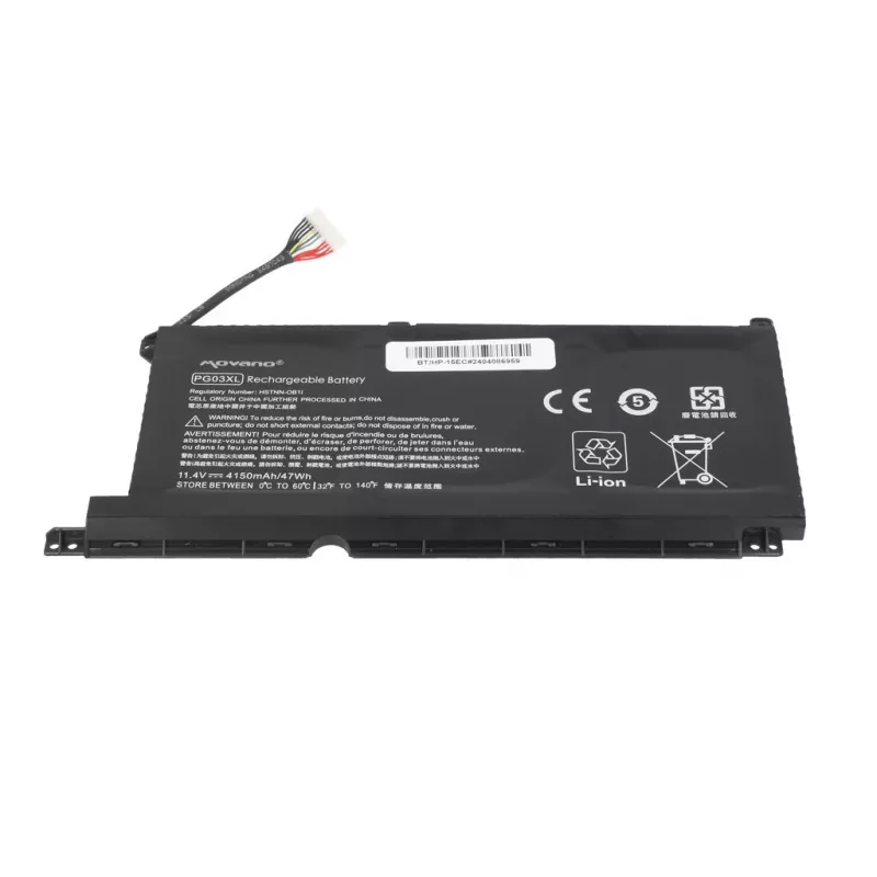 MOVANO batéria PG03XL pre HP 15-DH 15-EC 15-DK 16-A - 4150 mAh (47 Wh)