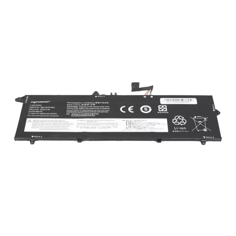 MOVANO batéria L18C3PD2 pre Lenovo ThinkPad T490s T495s T14s - 4650 mAh (54 Wh)