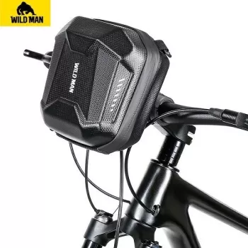 WILDMAN E18 3L rámová taška na bicykel, čierna