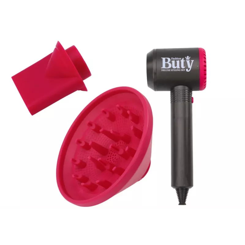 LEAN TOYS Detský fén s difúzorom na fénovanie a styling pre deti