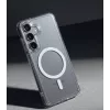 Crong Hybrid Clear Magnetic Case pre Samsung Galaxy A57, transparentný, kompatibilné s MagSafe