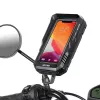 WILDMAN FK3 cyklistická rámová taška s držiakom na telefón, čierna