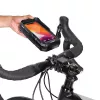 WILDMAN FK4 cyklistická rámová taška s držiakom na telefón – čierna