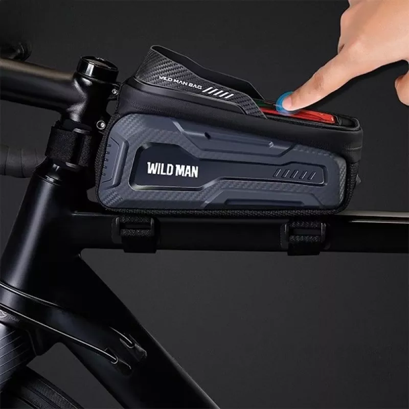 WILDMAN M20 cyklistická rámová taška čierna