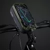 WILDMAN cyklistická rámová taška GX330 s držiakom na telefón, zelená