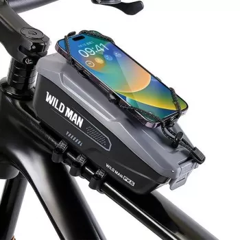 WILDMAN FK6 cyklistická rámová taška sivá-čierna
