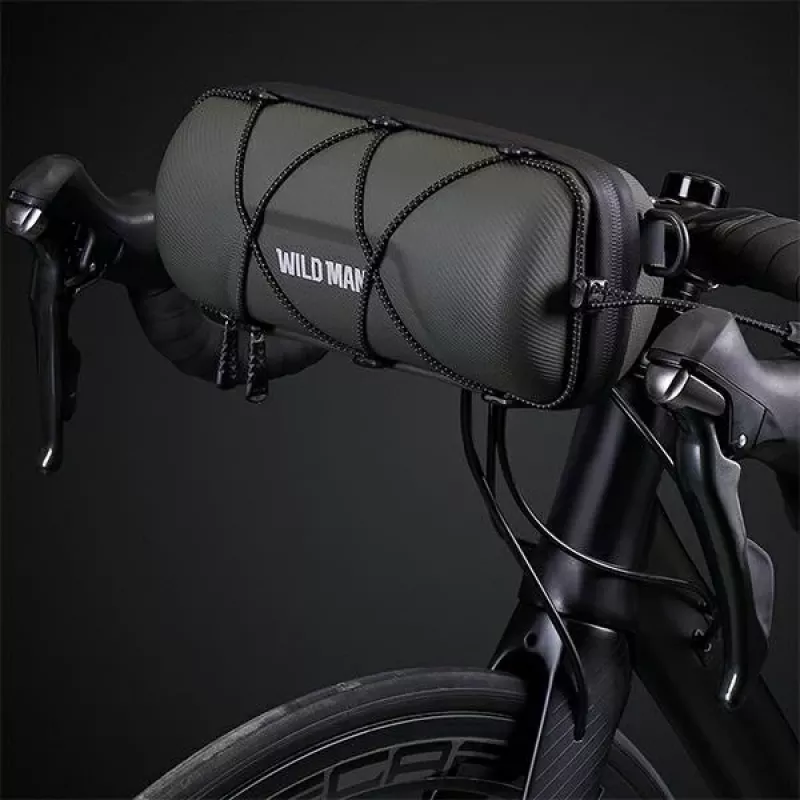 WILDMAN GD7X cyklistická taška na riadidlá / držiak na telefón čierna