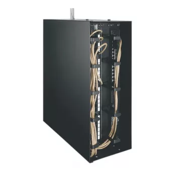 Vaddio Middle Atlantic 4U nástenná racková skriňa - čierna - 19 inch
