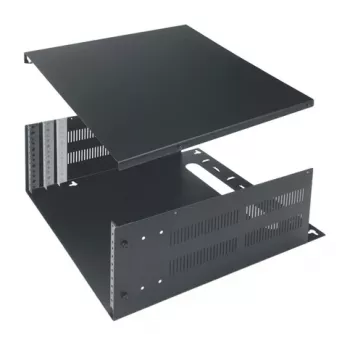 Vaddio Middle Atlantic 4U nástenná racková skriňa - čierna - 19 inch