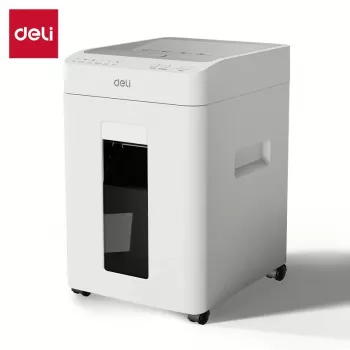 Deli ET081 skartovačka cross-cut, 8 listov, 15L, čierna