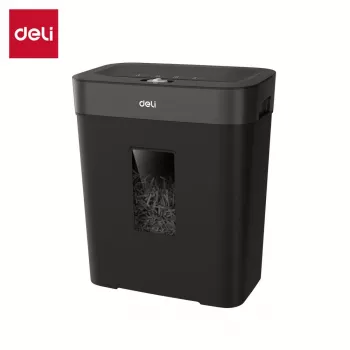 Deli ET023 skartovačka na papier cross-cut, 10 listov, bezpečnosť P-4, 17L nádoba, čierna