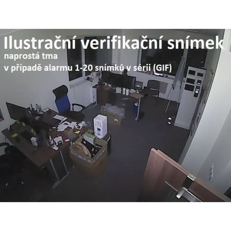Hikvision DS-PDPC12PF-EG2-WE Black AX PRO PIR kamerový detektor s bielym svetlom