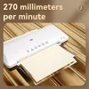 DELI kancelárska laminovačka ET102 A4 - horúca & studená, 2 valce, 250 mm/min, čierna